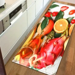 Vegetables Area Rug Kitchen Mat Non-Slip Oil Proof Floor Mat Livingroom Rug Indoor Outdoor Mat Bedroom Decor Bathroom Mat Entrance Rug Door Mat
