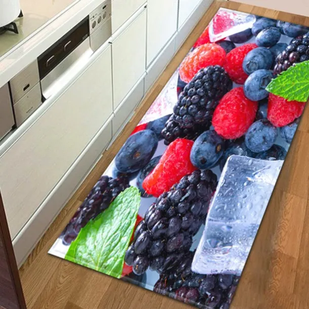 Vegetables Area Rug Kitchen Mat Non-Slip Oil Proof Floor Mat Livingroom Rug Indoor Outdoor Mat Bedroom Decor Bathroom Mat Entrance Rug Door Mat
