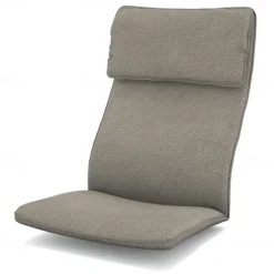 Velvet Chair Cushion Cover Solid Color with Pillowcase POcover LITB PRIME cover
