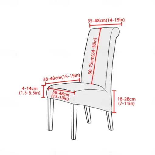 Velvet Dining Chair Covers, Burgundy Stretch Chair Cover, Spandex High back Chair Protector Covers Seat Slipcover with Elastic Band for Dining Room,Wedding, Ceremony, Banquet
