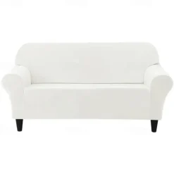 Velvet Full Cover Sofa Cover Couch Cover Plush and Stretchable All-Inclusive Soft and Durable Fabric - Easy to Install Clean - Perfect for Protecting and Enhancing Your Sofa