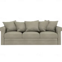 Velvet 3-Seat Sofa Cover Solid Color Quilted Velvet Slipcovers GRONLcover LITB PRIME cover