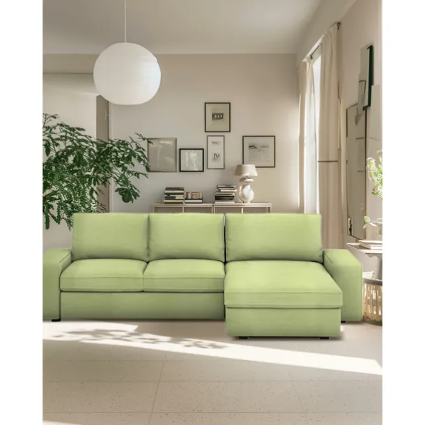 Velvet Sofa Cover 3 Seater 4 Seater with Armrests L Shaped Solid Color Quilted Velvet Slipcovers KIVcover LITB PRIME cover