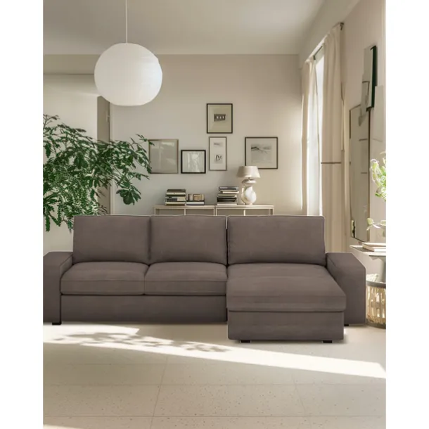 Velvet Sofa Cover 3 Seater 4 Seater with Armrests L Shaped Solid Color Quilted Velvet Slipcovers KIVcover LITB PRIME cover