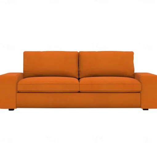 Velvet Sofa Cover of 3-Seater Slipcovers Solid Color Quilted Velvet KIVcover LITB PRIME cover