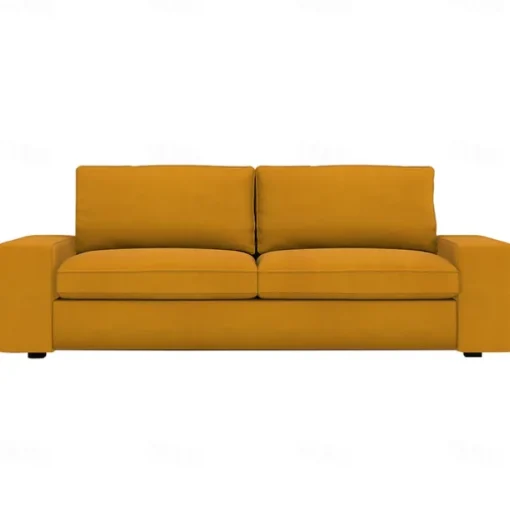 Velvet Sofa Cover of 3-Seater Slipcovers Solid Color Quilted Velvet KIVcover LITB PRIME cover