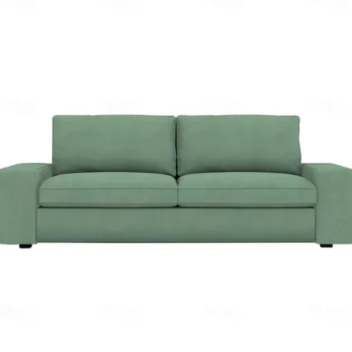 Velvet Sofa Cover of 3-Seater Slipcovers Solid Color Quilted Velvet KIVcover LITB PRIME cover
