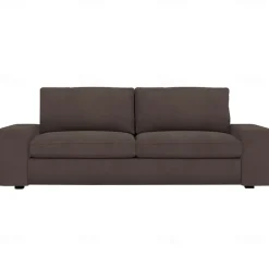 Velvet Sofa Cover of 3-Seater Slipcovers Solid Color Quilted Velvet KIVcover LITB PRIME cover