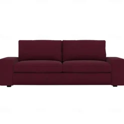 Velvet Sofa Cover of 3-Seater Slipcovers Solid Color Quilted Velvet KIVcover LITB PRIME cover