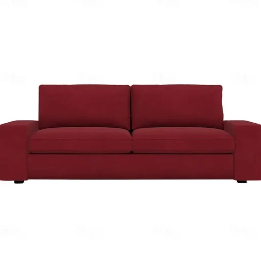 Velvet Sofa Cover of 3-Seater Slipcovers Solid Color Quilted Velvet KIVcover LITB PRIME cover
