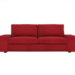 Velvet Sofa Cover of 3-Seater Slipcovers Solid Color Quilted Velvet KIVcover LITB PRIME cover