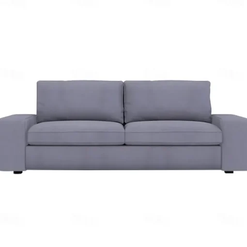 Velvet Sofa Cover of 3-Seater Slipcovers Solid Color Quilted Velvet KIVcover LITB PRIME cover