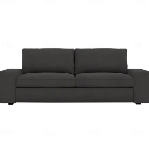 Velvet Sofa Cover of 3-Seater Slipcovers Solid Color Quilted Velvet KIVcover LITB PRIME cover