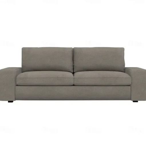 Velvet Sofa Cover of 3-Seater Slipcovers Solid Color Quilted Velvet KIVcover LITB PRIME cover