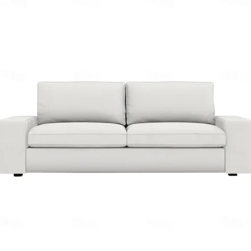 Velvet Sofa Cover of 3-Seater Slipcovers Solid Color Quilted Velvet KIVcover LITB PRIME cover