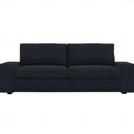 Velvet Sofa Cover of 3-Seater Slipcovers Solid Color Quilted Velvet KIVcover LITB PRIME cover