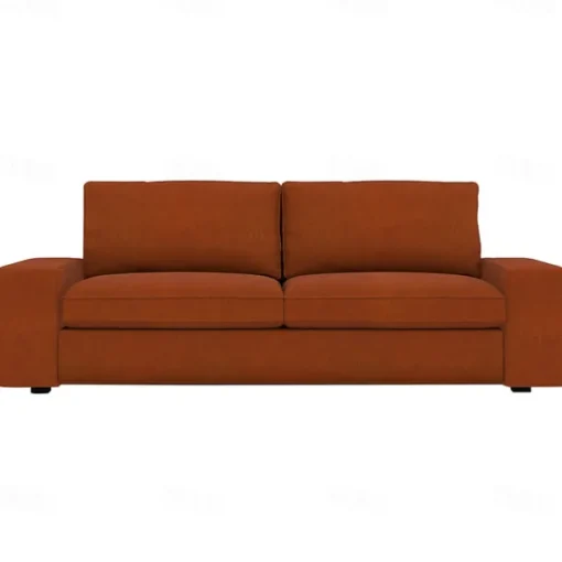 Velvet Sofa Cover of 3-Seater Slipcovers Solid Color Quilted Velvet KIVcover LITB PRIME cover