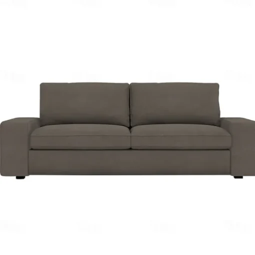 Velvet Sofa Cover of 3-Seater Slipcovers Solid Color Quilted Velvet KIVcover LITB PRIME cover
