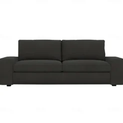 Velvet Sofa Cover of 3-Seater Slipcovers Solid Color Quilted Velvet KIVcover LITB PRIME cover