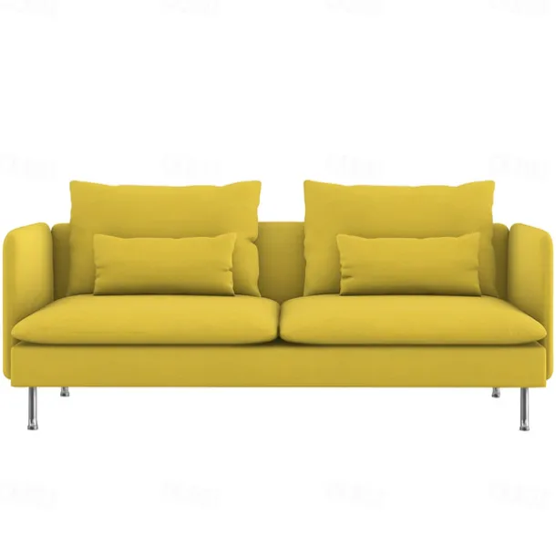 Velvet Sofa Cover Solid Color with Armrests Machine Washable and Dryable Velvet Slipcovers SODERcover LITB PRIME cover