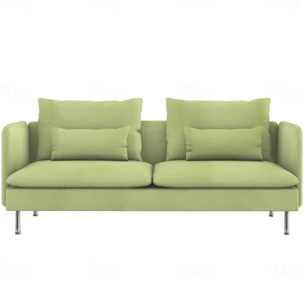 Velvet Sofa Cover Solid Color with Armrests Machine Washable and Dryable Velvet Slipcovers SODERcover LITB PRIME cover