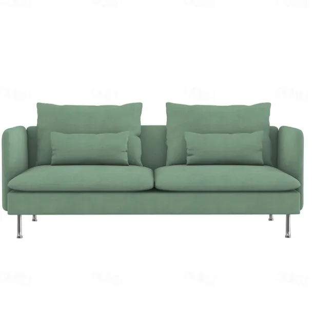 Velvet Sofa Cover Solid Color with Armrests Machine Washable and Dryable Velvet Slipcovers SODERcover LITB PRIME cover