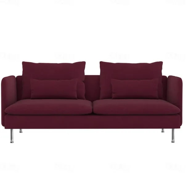 Velvet Sofa Cover Solid Color with Armrests Machine Washable and Dryable Velvet Slipcovers SODERcover LITB PRIME cover