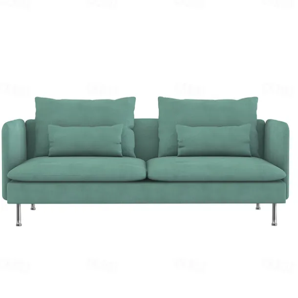 Velvet Sofa Cover Solid Color with Armrests Machine Washable and Dryable Velvet Slipcovers SODERcover LITB PRIME cover