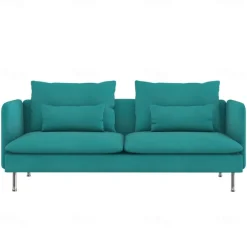 Velvet Sofa Cover Solid Color with Armrests Machine Washable and Dryable Velvet Slipcovers SODERcover LITB PRIME cover