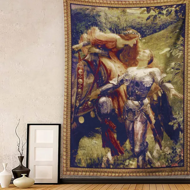Victorian Hanging Tapestry Wall Art Decor Photograph Backdrop Blanket Curtain Home Bedroom Living Room Decoration