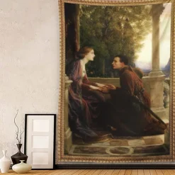 Victorian Hanging Tapestry Wall Art Decor Photograph Backdrop Blanket Curtain Home Bedroom Living Room Decoration