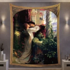 Victorian Hanging Tapestry Wall Art Decor Photograph Backdrop Blanket Curtain Home Bedroom Living Room Decoration