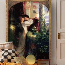 Victorian Hanging Tapestry Wall Art Decor Photograph Backdrop Blanket Curtain Home Bedroom Living Room Decoration