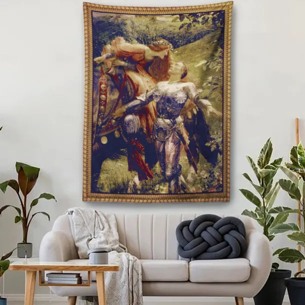 Victorian Hanging Tapestry Wall Art Decor Photograph Backdrop Blanket Curtain Home Bedroom Living Room Decoration