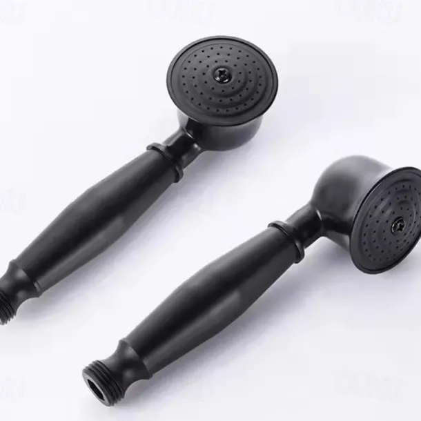 Vintage Bathtub Faucet Floor Mount, Bath Tub Filler Mixer Tap Freestanding with Heldhand Showerhand, 360 Swivel High Arc Spout Standing Shower Faucet