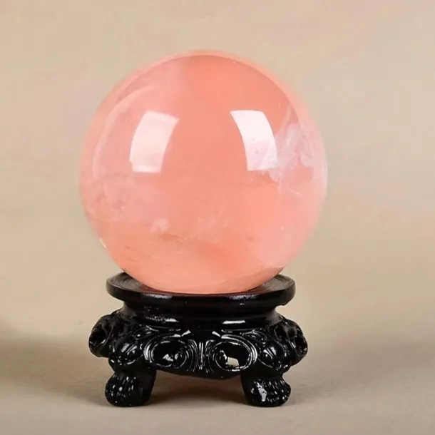 Vintage Black Hollow Round Base - Resin Crystal Ball & Egg Display Stand, Aesthetic Home Decor Accent