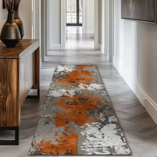 Vintage Boho Shaggy Hallway Runner Rug Soft, Non-Slip Washable Entryway Mat, Farmhouse Kitchen, Bathroom, Bedroom Area Carpet