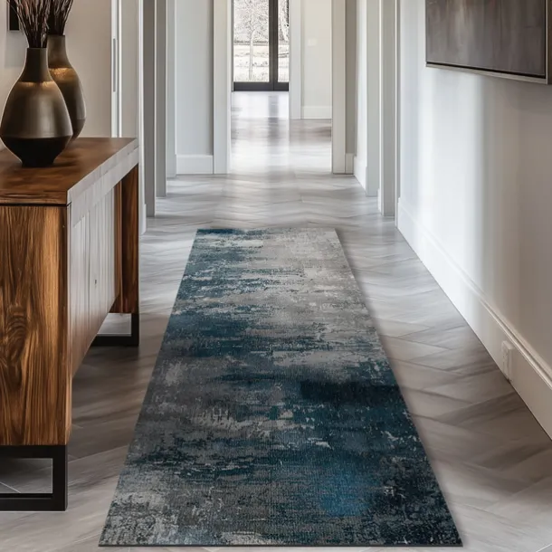 Vintage Boho Shaggy Hallway Runner Rug Soft, Non-Slip Washable Entryway Mat, Farmhouse Kitchen, Bathroom, Bedroom Area Carpet