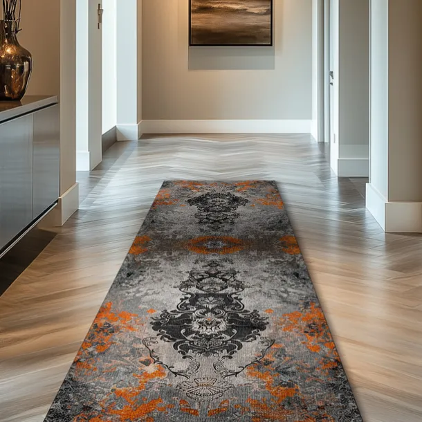 Vintage Boho Shaggy Hallway Runner Rug Soft, Non-Slip Washable Entryway Mat, Farmhouse Kitchen, Bathroom, Bedroom Area Carpet