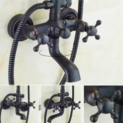 Vintage Shower Faucet Set, Shower System 8