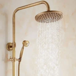 Vintage Shower System Faucet Set, 8