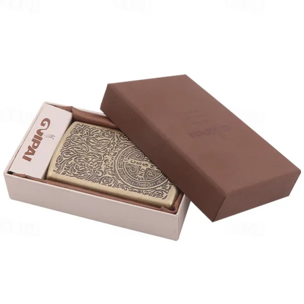 Vintage Style Metal Cigarette Case, Multiple Designs, Unique Creative Holder(Can Accommodate 12 Cigarettes)