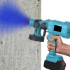 800W Cordless Paint Sprayer with 5 Nozzles, Two Batteries for House Paint, Furniture, Home Interior Decor, Cars, Cabinets, Fences, Walls, Cabinets and More, High Power Spray Gun