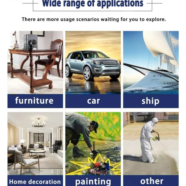 800W Cordless Paint Sprayer with 5 Nozzles, Two Batteries for House Paint, Furniture, Home Interior Decor, Cars, Cabinets, Fences, Walls, Cabinets and More, High Power Spray Gun