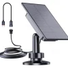 2W Solar for Security Camera, Solar Panel Charger Compatible with Blink Outdoor (3rd Gen) Camera & Blink Outdoor 4 (4th Gen) Cameras, USB Solar Panel for Wyze Camera Outdoor