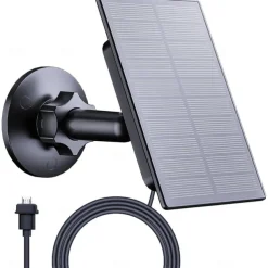 2W Solar for Security Camera, Solar Panel Charger Compatible with Blink Outdoor (3rd Gen) Camera & Blink Outdoor 4 (4th Gen) Cameras, USB Solar Panel for Wyze Camera Outdoor