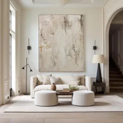 Wabi sabi painting handmade Wall Art Beige Abstract Painting on Canvas A Pair Beige Texture oil painting handmade Wall Art Neutral Abstract painting Wall Art Boho Wal Decor painting