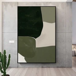 Wabi sabi Wall Art painting handmade Set of 2 Beige Abstract Painting Wall Art Beige Black Abstract Minimalist Painting hand painted Black Minimalist Wall Art Large Beige Texture Painting Wall Decor