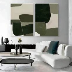 Wabi sabi Wall Art painting handmade Set of 2 Beige Abstract Painting Wall Art Beige Black Abstract Minimalist Painting hand painted Black Minimalist Wall Art Large Beige Texture Painting Wall Decor