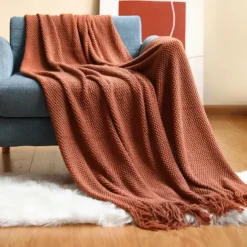 Waffle Weave Blanket Soft and Textured Design for Ultimate Comfort Lightweight and Breathable Perfect for All-Season Use Adds a Minimalist and Stylish Touch to Your Home Durable and Easy to Maintain